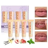 Lippenpeeling Scrubber Kit | Feuchtigkeitsspendender Lip Scrub Stick - Set...