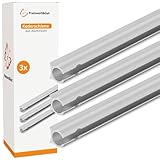 Preiswert&Gut 3X Kederschiene aus Aluminium 90° Ø9mm x 1,2m – inkl....