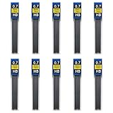 XPEX Bleistiftminen 0,7 mm je 120 Minen Bruchsichere Bleistiftminen...