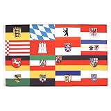AZ FLAG - Flagge 16 Länder Deutschlands - 150x90 cm - Bundesland Fahne...