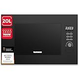 Telefunken Einbaumikrowelle mit Grill | Mikrowelle mit 20 L Garraum |...