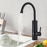 HOMELODY Durchlauferhitzer 230V Elektrischer Wasserhahn,Schwarz...