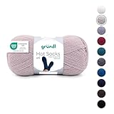 Gründl Wolle Hot Socks uni 100, Sockenwolle / Sockengarn 4-fach 1 Knäuel...
