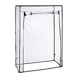 Relaxdays Tomatengewächshaus, Stahl & PVC-Folie, HBT: 150 x 100 x 50 cm,...