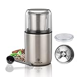 DR MILLS Elektrische Gewürz- und Kaffeemühle, Mühle und Hackmesser,...