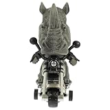 FUNOMOCYA Kreatives Motorbike Modell mit Reibungsantrieb Langlebiges...