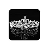 Tiara Kristallkrone mit Strasskamm Silber Strass Tiara Hochzeit Tiara...
