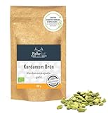 Wilder Grüner Kardamom ganz, Kardamomkapseln, Premium BIO-Qualität,...