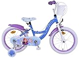 Volare Disney Frozen 2 16-Zoll-Kinderfahrrad Blau/Lila - Sicherheit, Spaß...