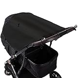 Homord Sonnensegel Kinderwagen & Buggy mit Seitenschutz - UV Schutz 50+...