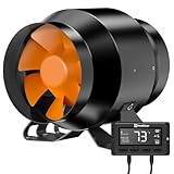 Hon&Guan Rohrventilator 100 mm Super Luftmenge 360m³/h EC-Motor...