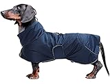 MOREZI Hundejacke ist eine wasserdichte, mit Fleece gefütterte...