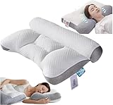 Orthopädisches Schlafapnoe-Kissen mit Ohrschlitz, ergonomisches...