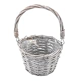 Ideen mit Herz Weiden-Korb | Holz-Körbchen mit Folie | Weidenholz |...