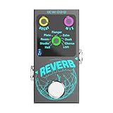 Eieenotee Gitarren Digital Hall-Effektpedal, Eingebauter 9Digital Reverb...