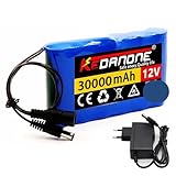 12V 30Ah Elektrofahrrad Lithium Batterie Lithium Batterie Pack, Eingebautes...