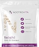 Reishi Pilz Extrakt 180 Kapseln - 2100mg pro Portion (Entspricht 31.500mg...