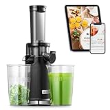 Entsafter AOBOSI-Mini slow juicer mit Rückwärts-Kau-Funktion-saftpresse...
