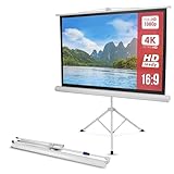 Tragbarer PRJTP52 Projektorleinwand Stativ - Mobile Projektionsleinwand 50...