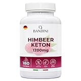 Bandini® Himbeer Keton 1200 mg - Raspberry Ketone mit Himbeerfruchtextrakt...