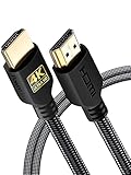 PowerBear 4K HDMI Kabel 2m | 18Gbps Hochgeschwindigkeit HDMI Kabel,...