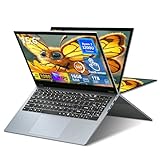 Moacreto 15,6 Zoll Laptop 2-in-1, Ryzen 3 3200U Prozessor, 16 GB RAM SSD 1...