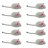 WeddHuis Katzenspielzeug, Mäuse Spielzeug Mouse Katze Haustier Weich...