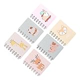 Artibetter 6 Stück Tier Memo Pads Tragbare Notizblöcke im Cartoon Stil...