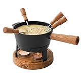 Boska Fondue Set Pro S - 2 bis 4 Personen - Käsefondue Teelichter mit Stil...