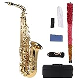 Summina Alto Saxophon, vergoldetes Messing und Sax Becken, 802 Tonart,...