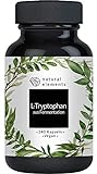 L-Tryptophan 500mg - 240 vegane Kapseln - Aus pflanzlicher Fermentation -...