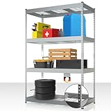 Floordirekt Schwerlastregal Yukon Rivet 180 x 120 x 60 cm, 4 Etagen...