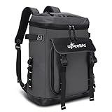 Upeelife Kühlrucksack 30L mit Picknickdeck Befestigungsband, Wasserdichter...