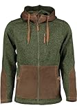TOM COLLINS Herren Strickfleecejacke Übergangsjacke mit Kapuze Mumep,...