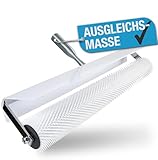 TOOLCORE® Stachelwalze Ausgleichsmasse 50cm [EXTRA SPRITZSCHUTZ] mit 11mm...