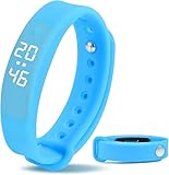 Vibrationsalarm Erinnerung Uhr,Wasserdicht Vibrationswecker Armband,Silent...