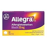 Allegra Allergie Tabletten | 50 Stk | Antiallergikum | Wirkstoff Bilastin |...