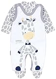 TupTam Baby Mädchen Jungen Strampler mit Langarmshirt Aufdruck Spruch 2...