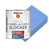 Alpina Bad & Küche Schimmel- & Flecken-Blocker inkl. gratis Schwamm–...