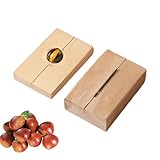 Kastanienschneider | Tragbarer Schäler Aus Holz | Walnussknacker,Für das...