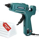 Feuerfest 60W/100W/Aus Heißklebepistole mit 12 Heißklebesticks 11mm...