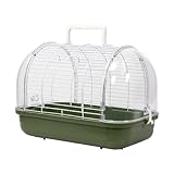 Tragbarer Vogelkäfig – Vogeltransportbox mit Griff | Wellensittichkäfig...