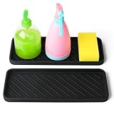 SOSMAR Silikon Abtropfmatte Abtropfgestell Abtropfschale 30,5 x 12cm,...