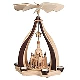 Zeidler Holzkunst Weihnachtspyramide mit Dresdner Frauenkirche