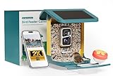 2K Vogelhaus mit Kamera, solarbetrieben, KI identifiziert über 10.000...