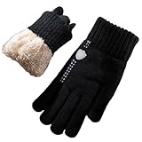 YISENJEE Strickhandschuhe Für Herren Herren Winter Gestrickte...