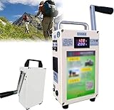 XDLYWUZIQ Tragbarer Handkurbelgenerator, 150-w-kurbelgenerator,...