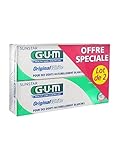 G.U.M Zahnpasta mit Zahnaufhellung, Original Weiß, 2 Tuben à 75 ml