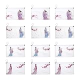 UKCOCO Aufbewahrungstasche Klein: Beutel mit Reißverschluss Chinesischer...