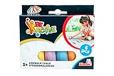 Simba Einzelmarke Straßenmalkreiden – 6 Farben Straßenkreide, leicht...